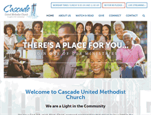 Tablet Screenshot of cascadeumc.org
